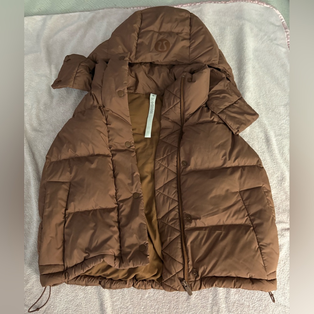 lululemon athletica Brown Puffer Vest